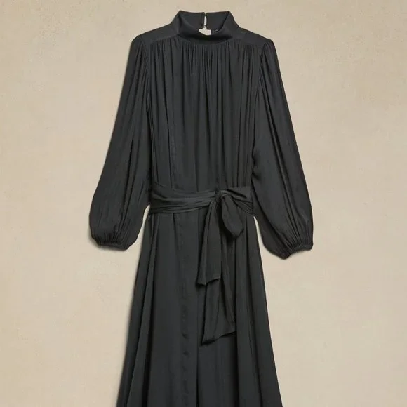 NWT Banana Republic Factory Slit Back Maxi Dress Size Small - Picture 10 of 12